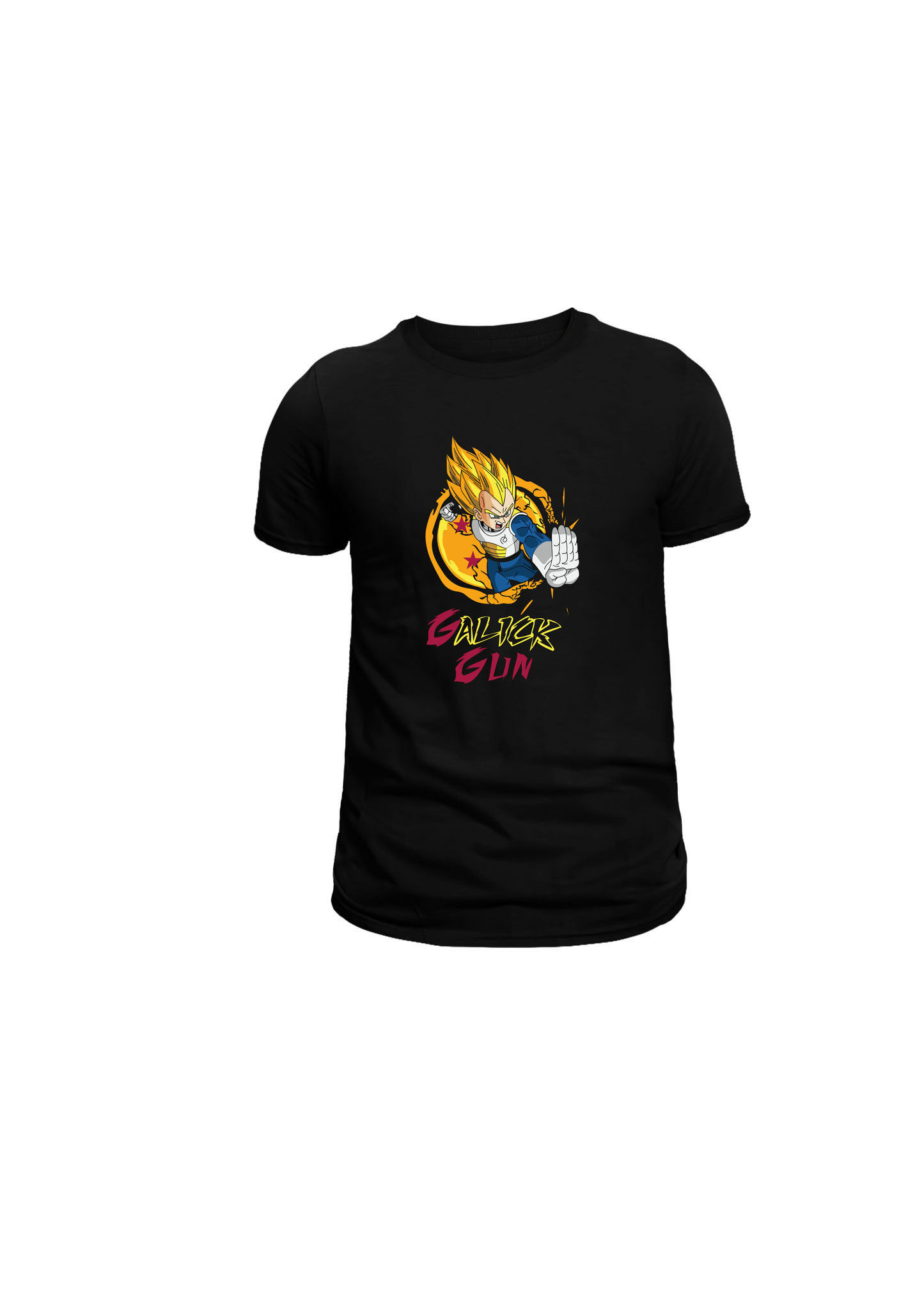 Camiseta de manga corta príncipe Saiyan