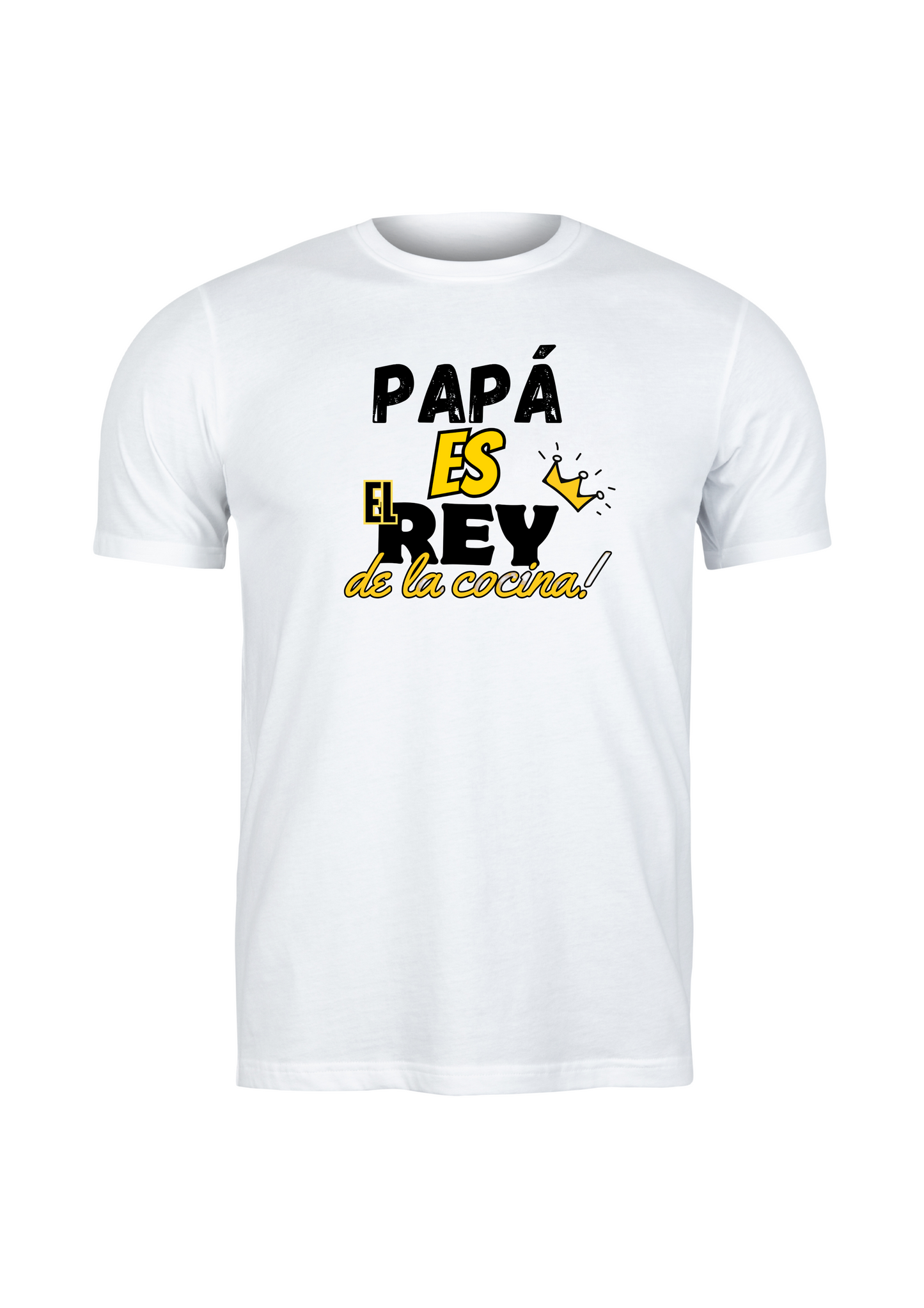 Camiseta de manga corta - papá es el rey de la cocina -