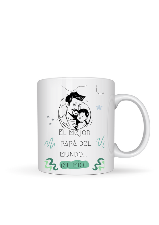 Taza el mejor papá del mundo