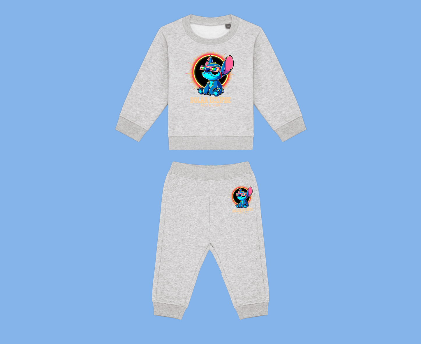 Conjunto infantil personalizado - Diseño Stich