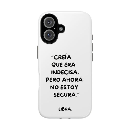 Fundas para Móvil de Libra | Citas Inspiradoras del Zodiaco | Regalo Único para Amantes de la Astrología