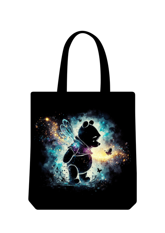 Totebag negra Winnie y abeja