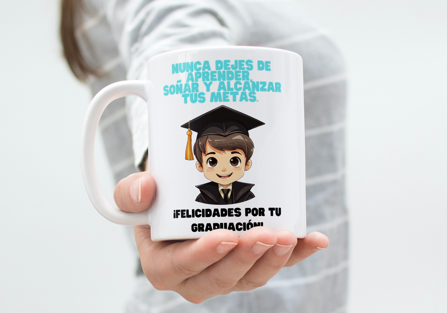 Taza graduación chico