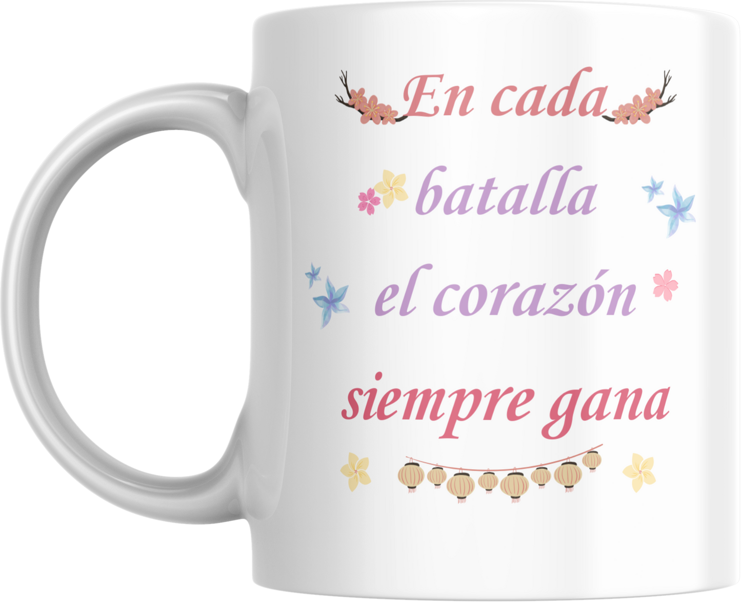 Taza de Mulan - Pequeña Guerrera | "En cada batalla el corazón siempre gana"