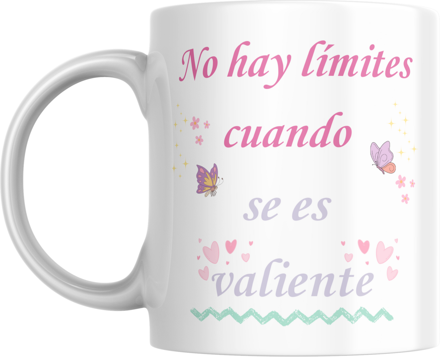 Taza de Jasmine - Pequeña Soñadora | "No hay límites cuando se es valiente"