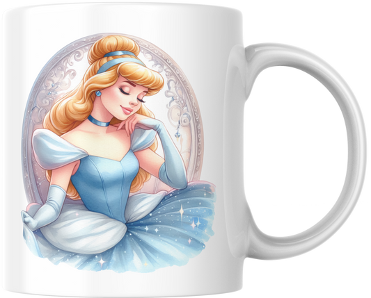 Taza inspirada en Cenicienta - Zapatito de Cristal