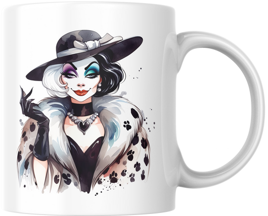 Taza Cruella de Vil - Malvada, pero con Estilo