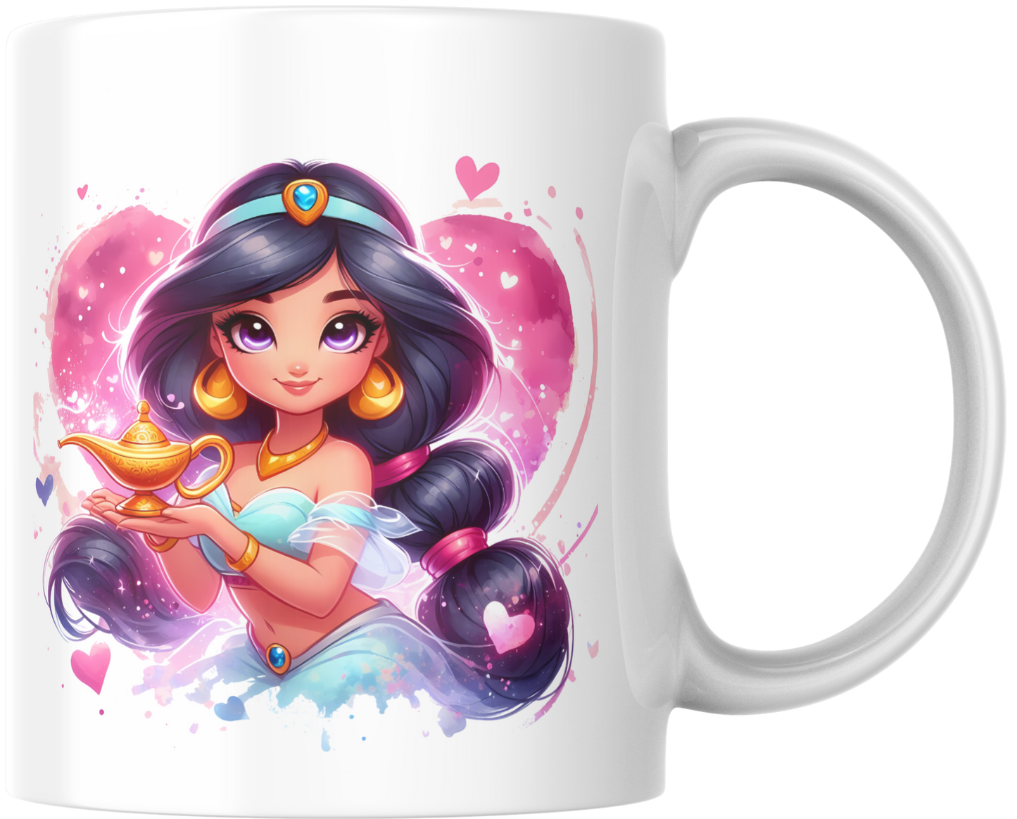 Taza de Jasmine - Pequeña Soñadora | "No hay límites cuando se es valiente"