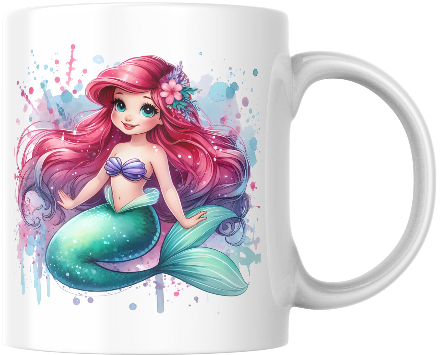 Taza de La Sirenita - Pequeña Soñadora | "Brilla como un tesoro bajo del mar"