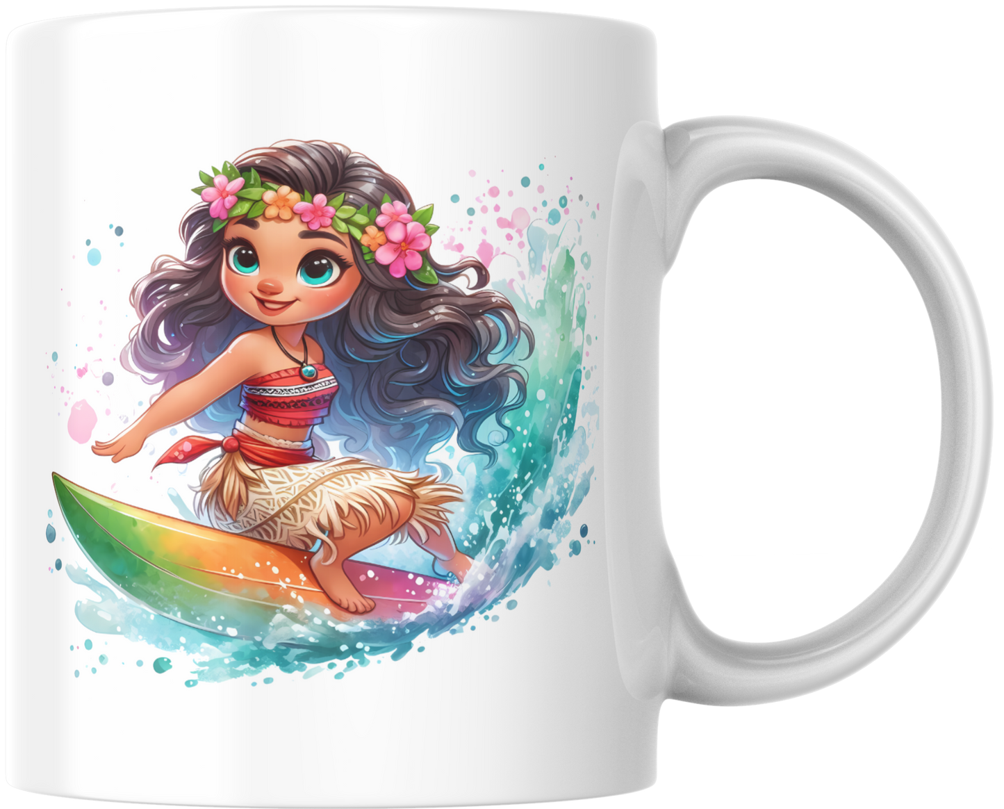 Taza de Vaiana - Pequeña Soñadora | "Descubrir el mundo es la mejor de las aventuras"