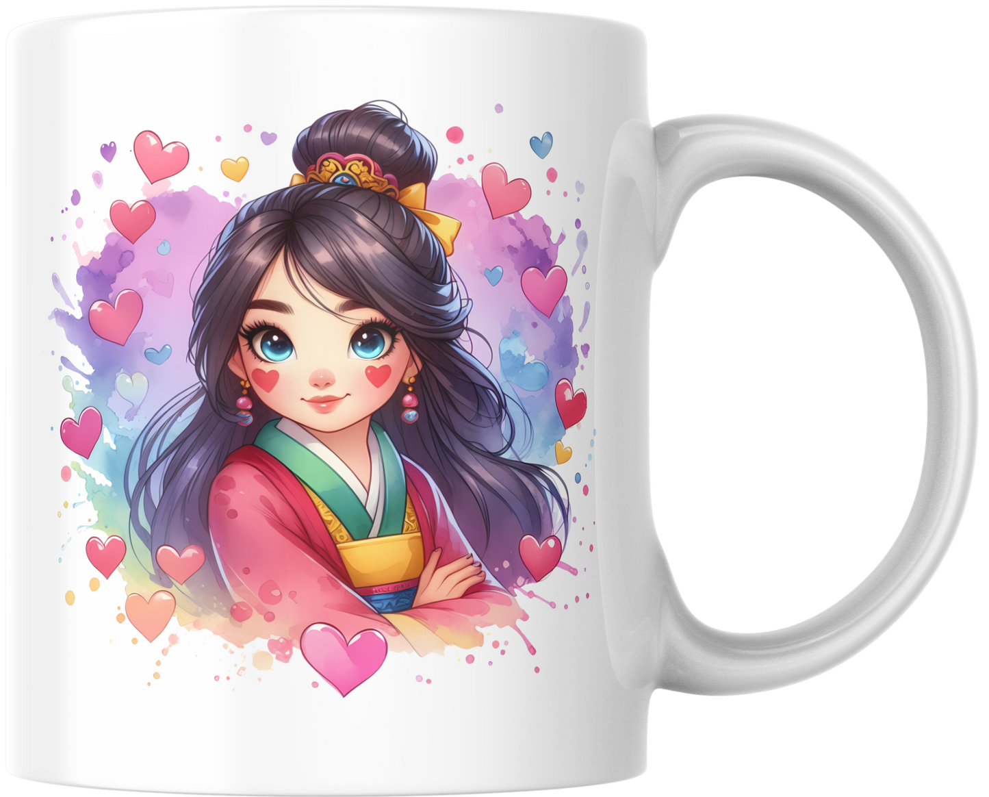 Taza de Mulan - Pequeña Guerrera | "En cada batalla el corazón siempre gana"