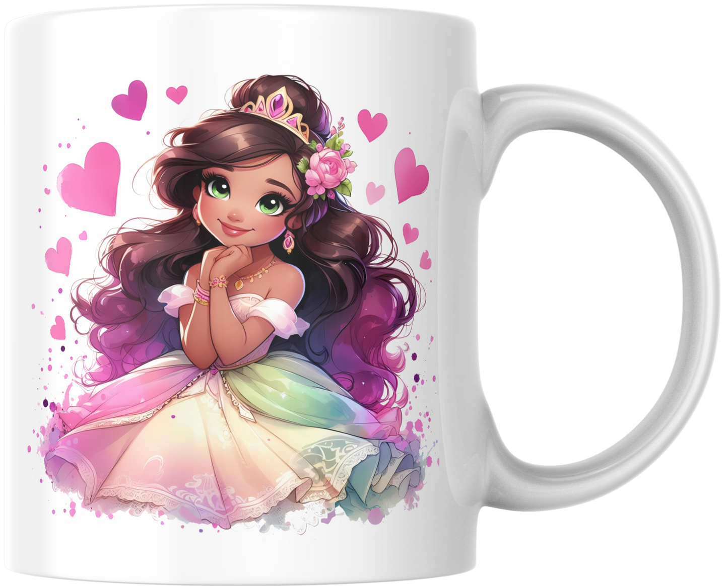 Taza de Tiana - Pequeña Soñadora | "Cada paso que das te acerca a tu gran sueño"