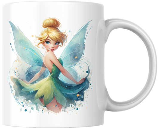 Taza Inspirada en Campanilla | Magia y Brillo en Cada Sorbo