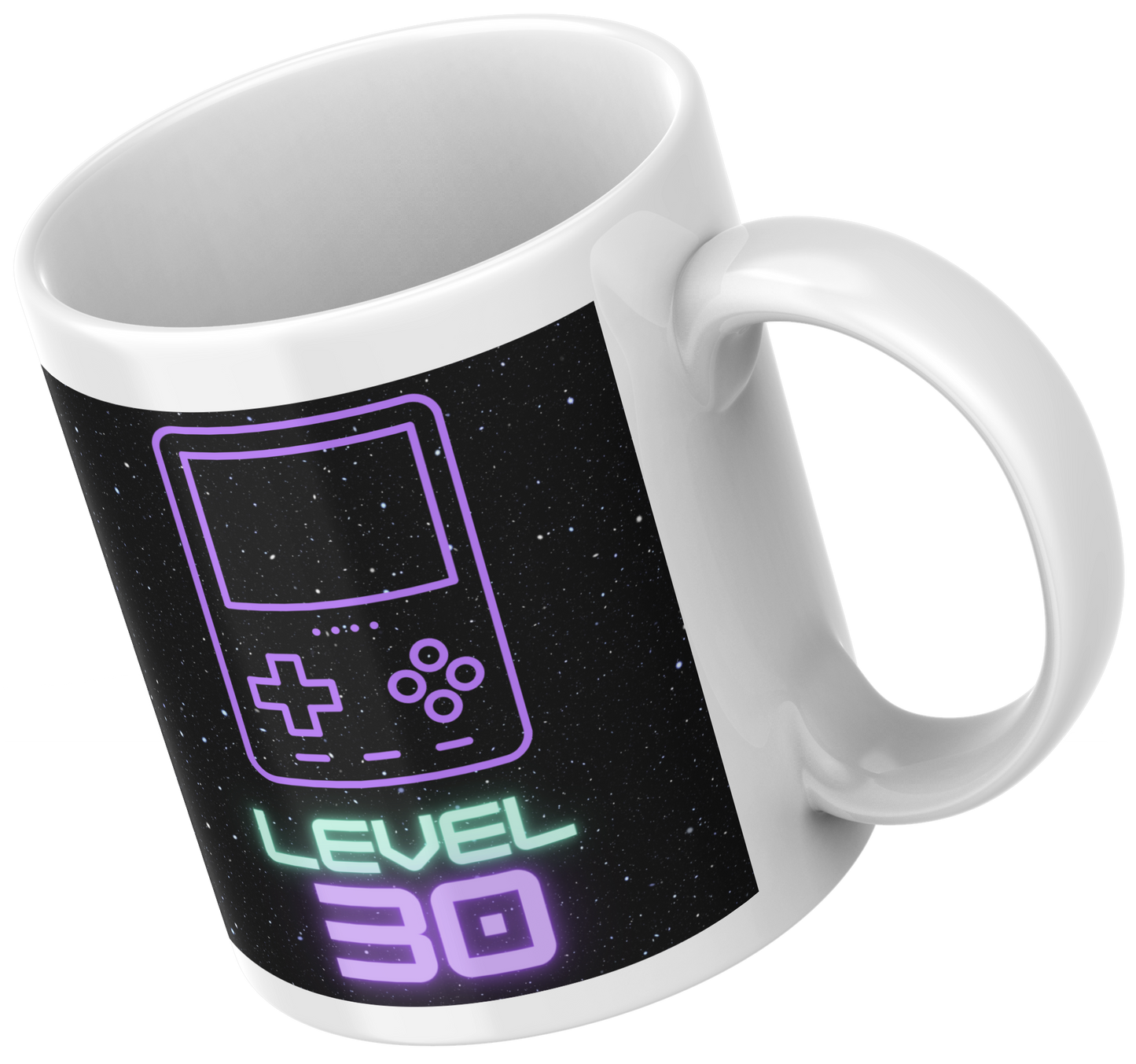 Taza personalizada para cumpleaños "Level 30"