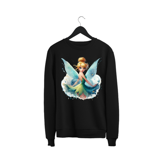 Sudadera  Campanilla cuello redondo - Magia y Brillo