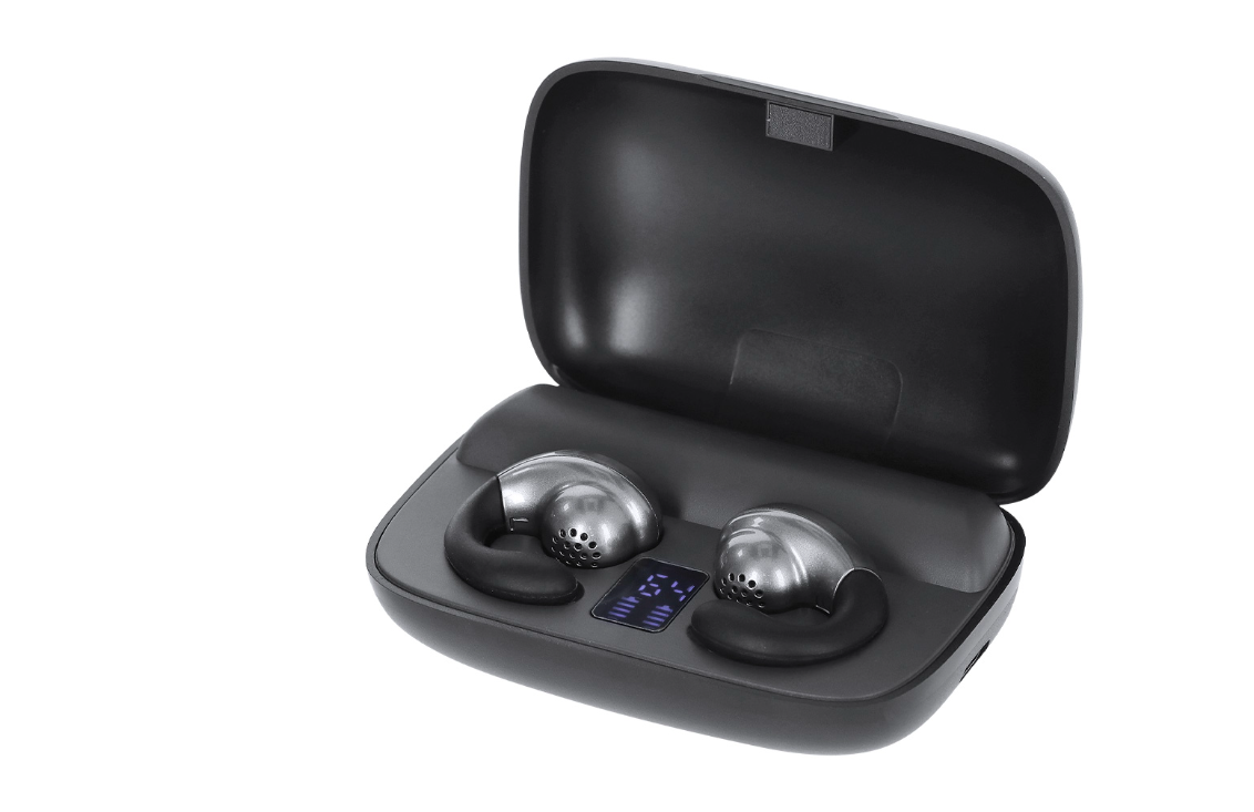 Auriculares open ear con power bank