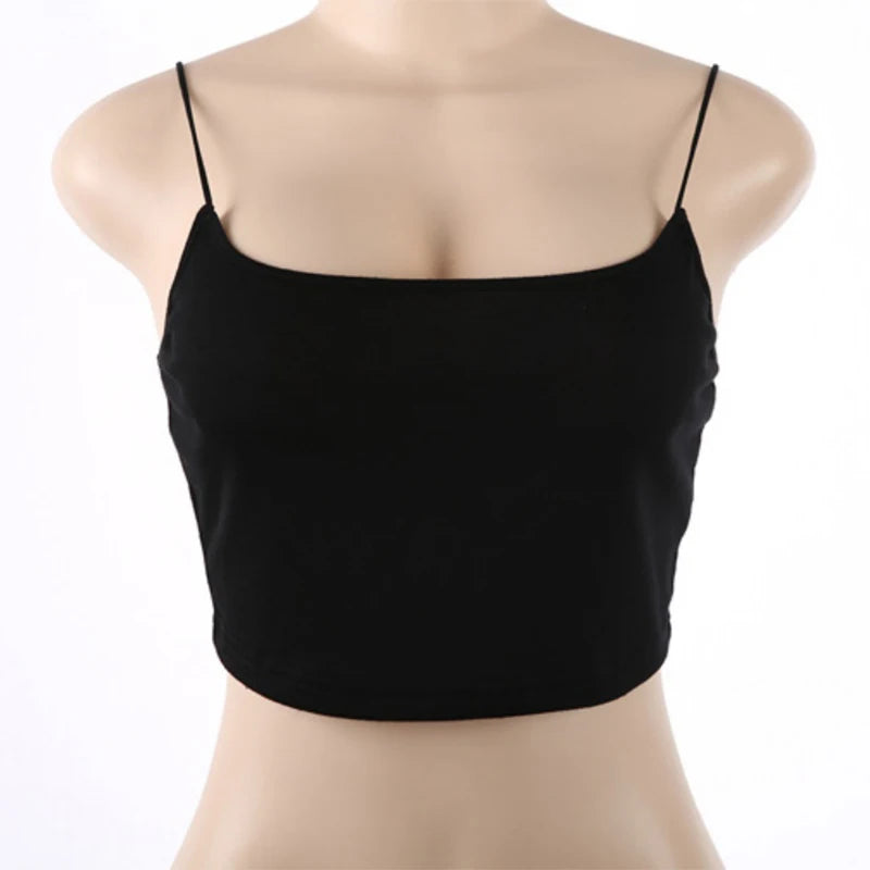 🔥 Crop Top Corto con Tirantes – Estilo Sexy & Fit | Verano 2025