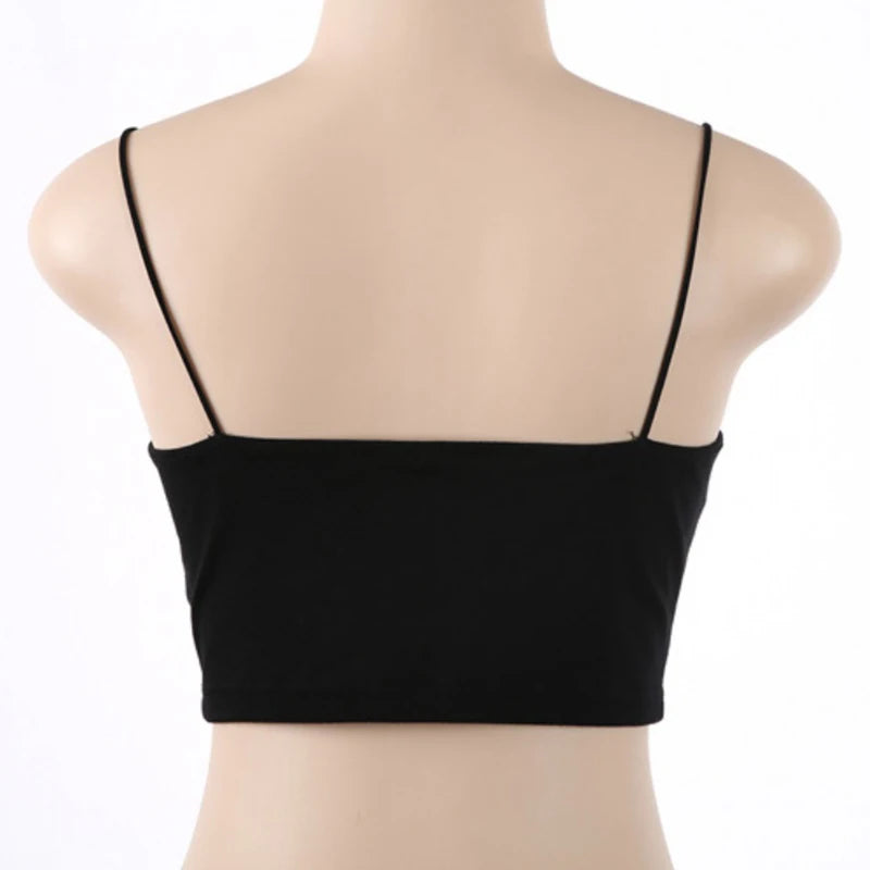 🔥 Crop Top Corto con Tirantes – Estilo Sexy & Fit | Verano 2025