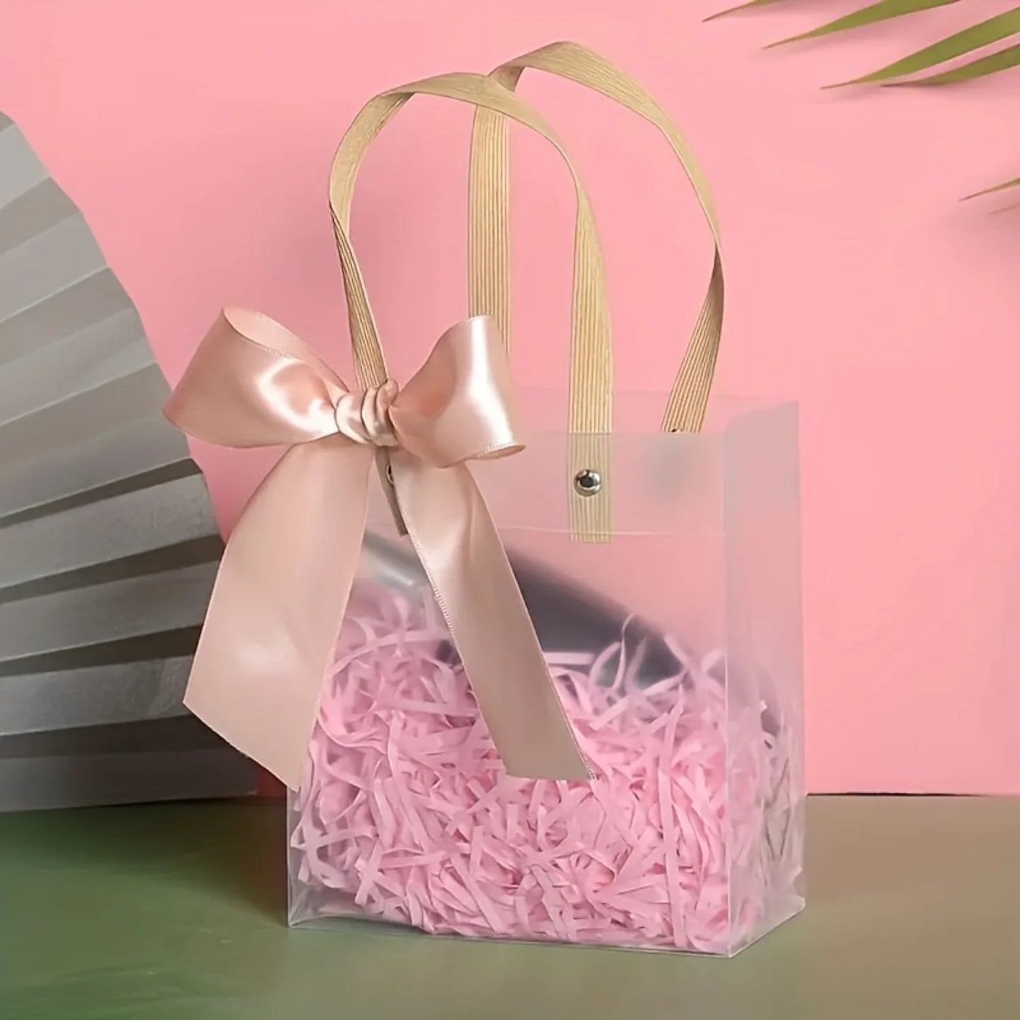 Bolsitas rosas de regalo (10 piezas)