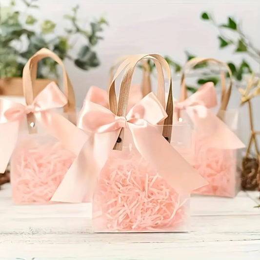 Bolsitas rosas de regalo (10 piezas)