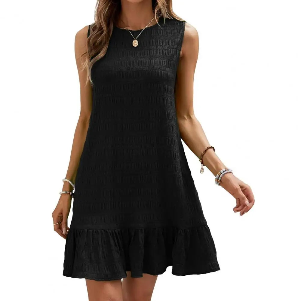 👗 Vestido Mini con Volantes – Estilo Romántico y Chic
Fresco, coqueto y cómodo. Este vestido corto con corte A-line y volantes plisados en el bajo es ideal para un look de verano moderno, relajado y con estilo.
Su cue