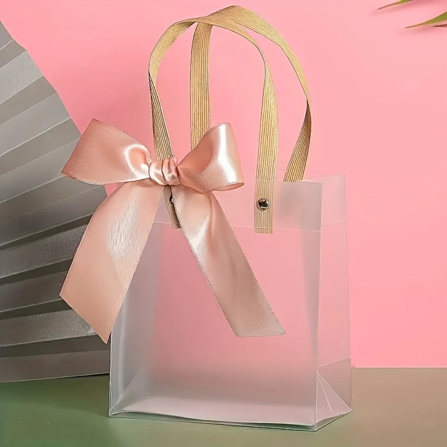 Bolsitas rosas de regalo (10 piezas)