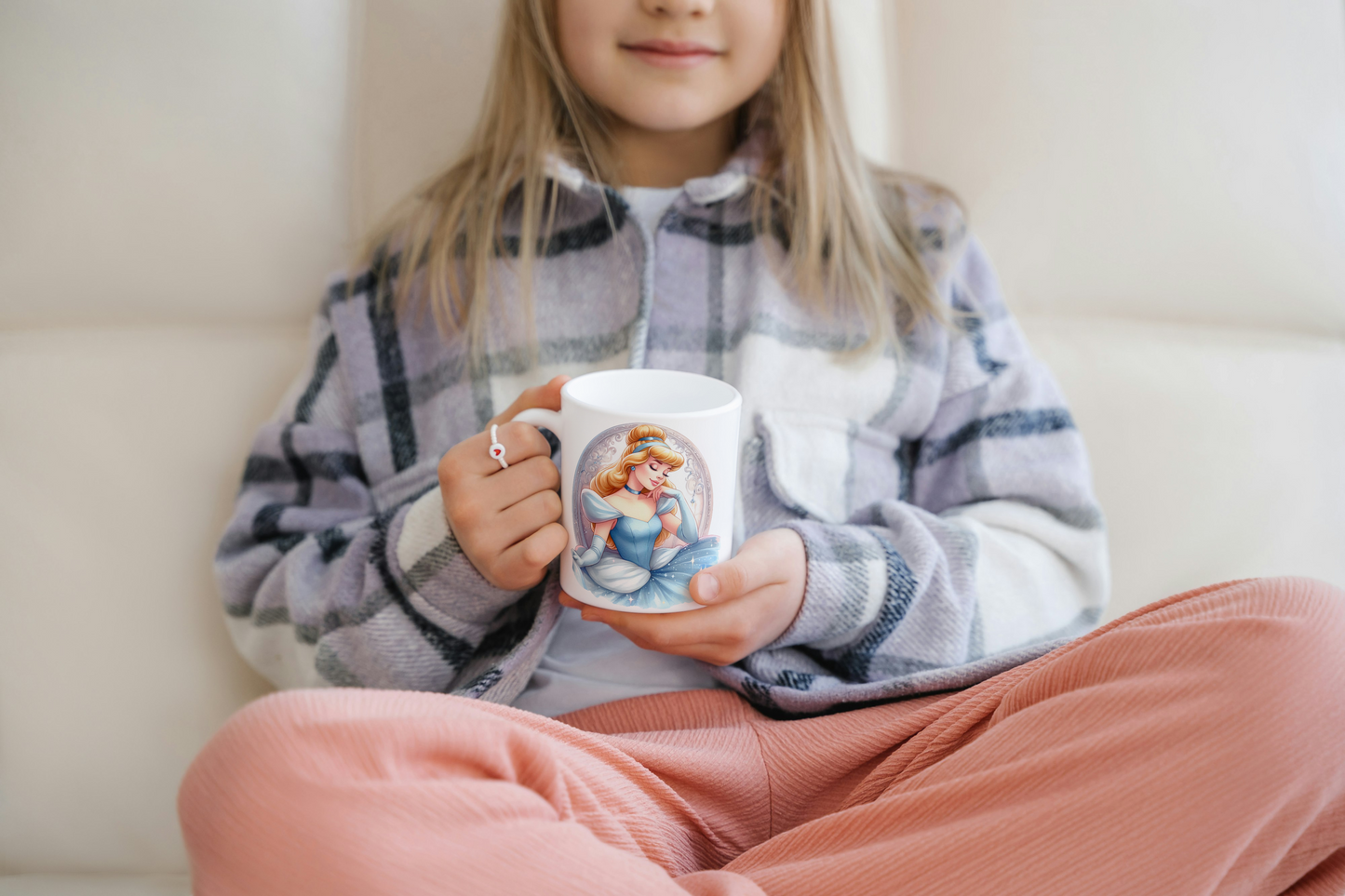 Taza inspirada en Cenicienta - Zapatito de Cristal