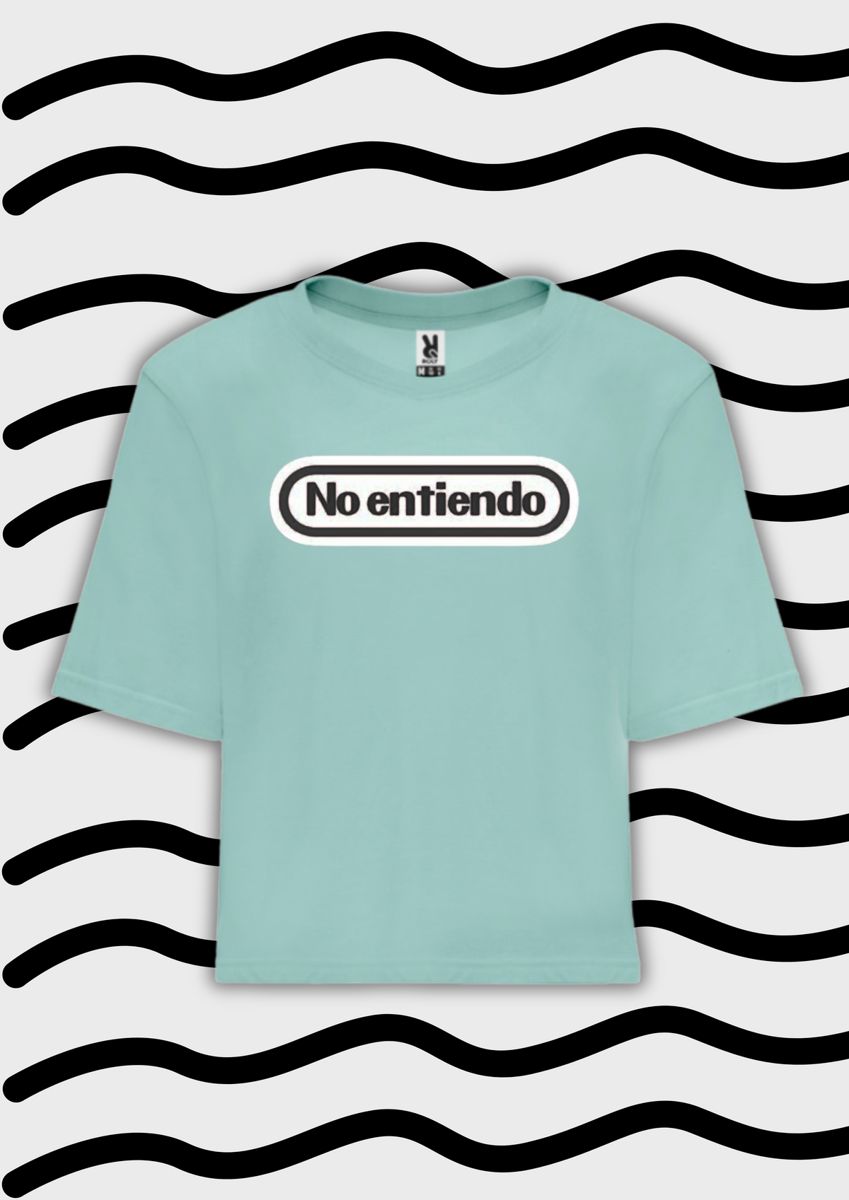 Camiseta crop No entiendo
