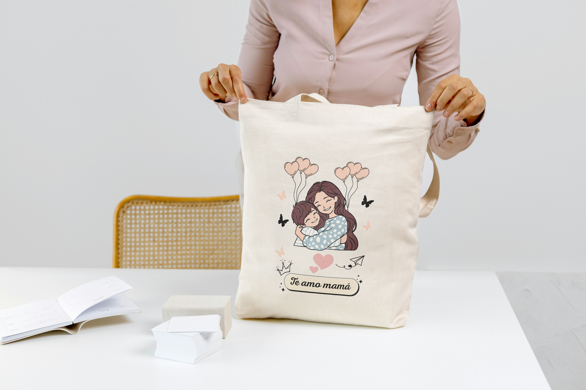 Tote bag Te amo mamá de Panda