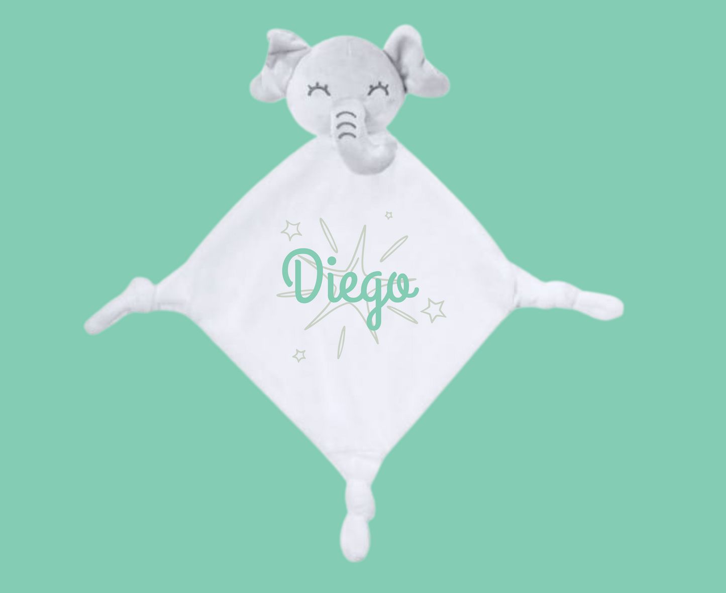Mantita dou dou para bebé personalizada