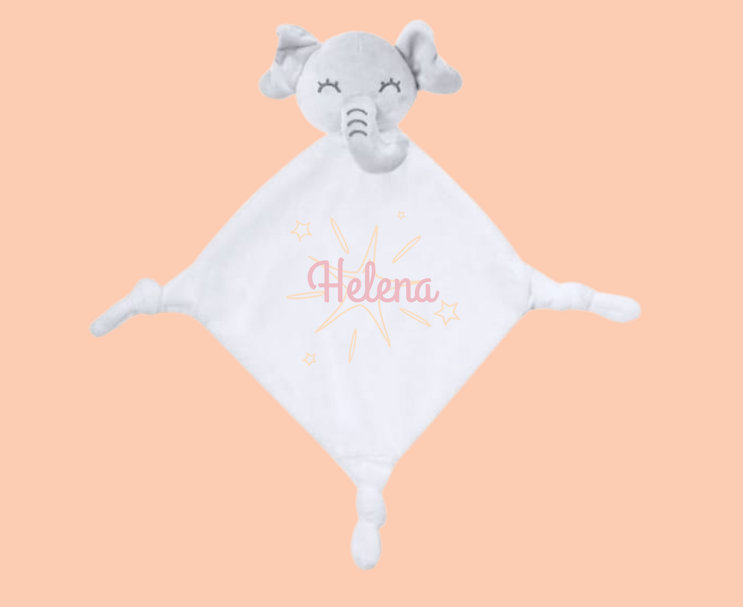 Mantita dou dou para bebé personalizada