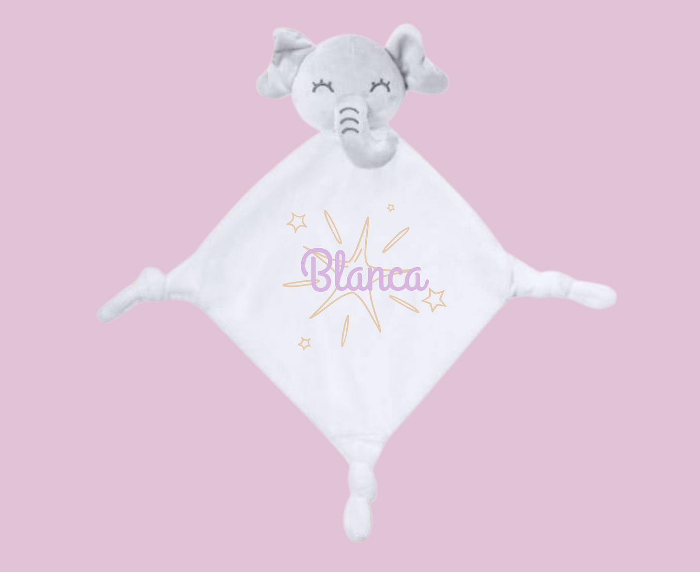 Mantita dou dou para bebé personalizada