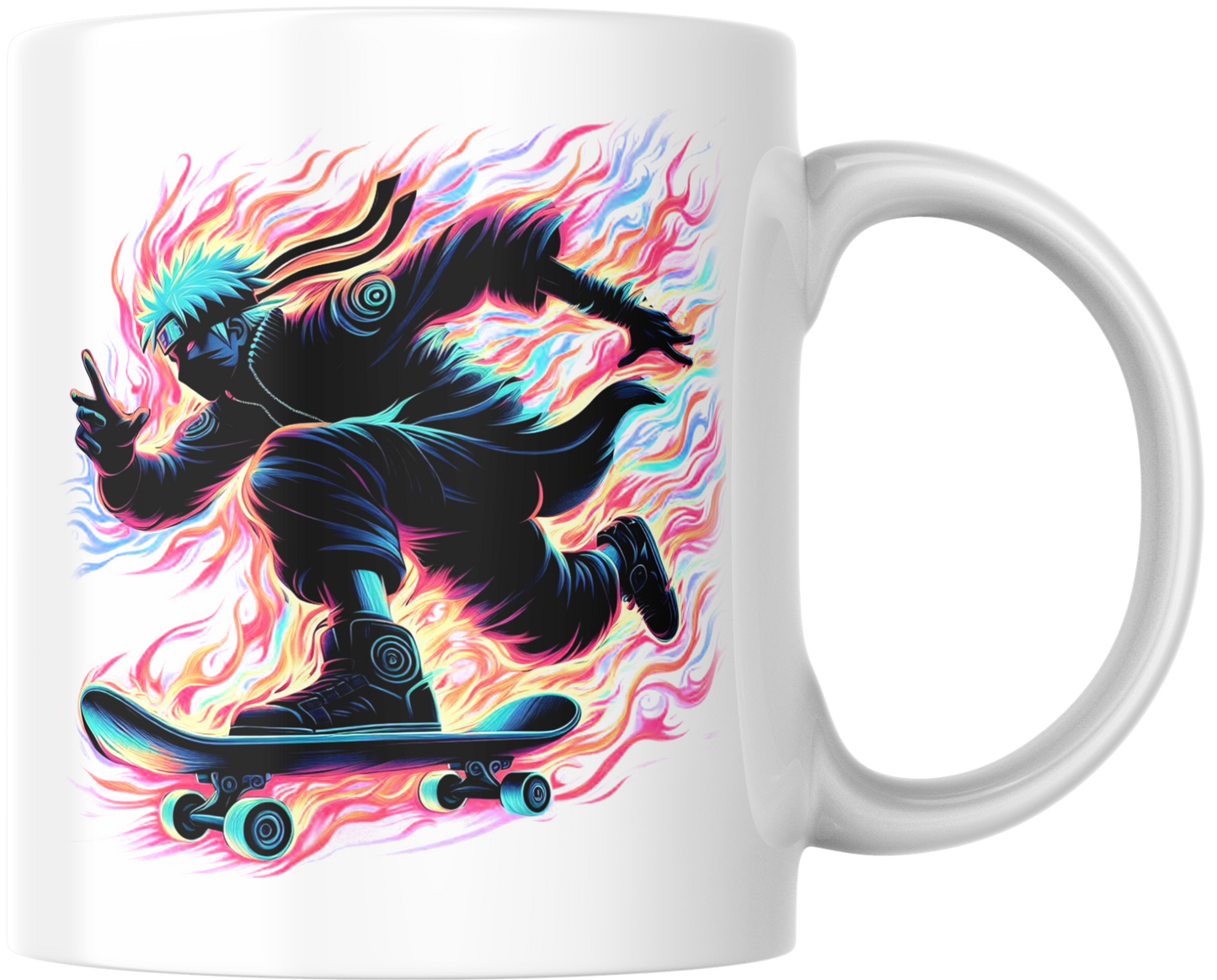 Taza con Personaje Legendario Ninja skate