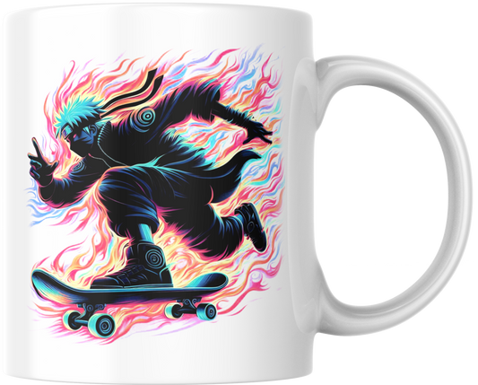 Taza con Personaje Legendario Ninja skate