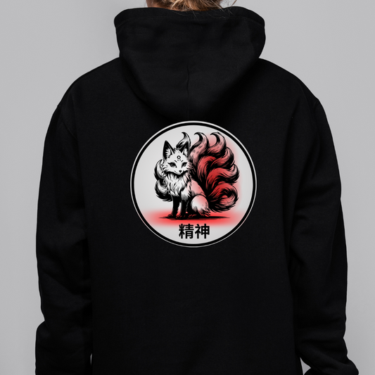 Sudadera Kitsune con capucha