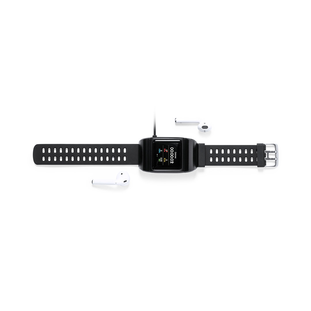 Reloj inteligente con auriculares intraurales