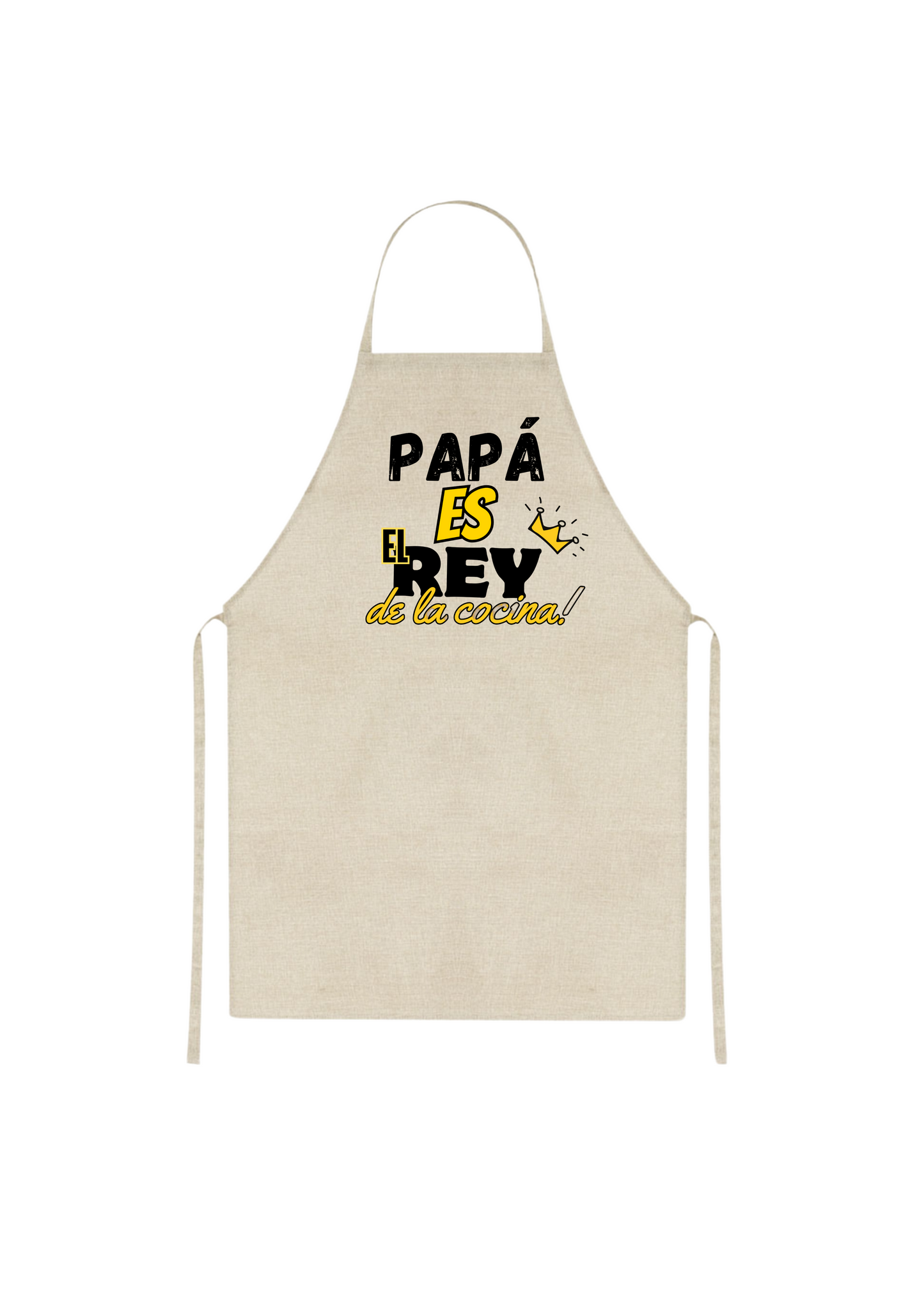 Delantal papá es el rey de la cocina